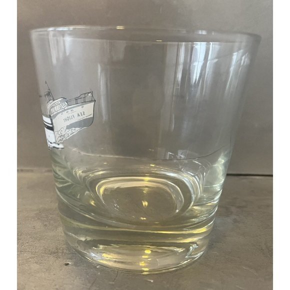 Old Fashioned Rocks Bar Glasses Motor Yacht‎ Boat Barware Set of 5 - Picture 5 of 10